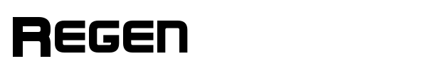 Regen font preview